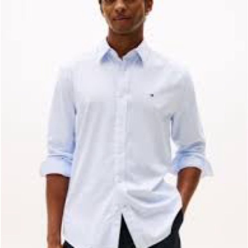 Tommy Hilfiger Light Blue Men's Dress Shirt